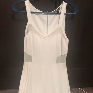 Express dress with shear cut outs